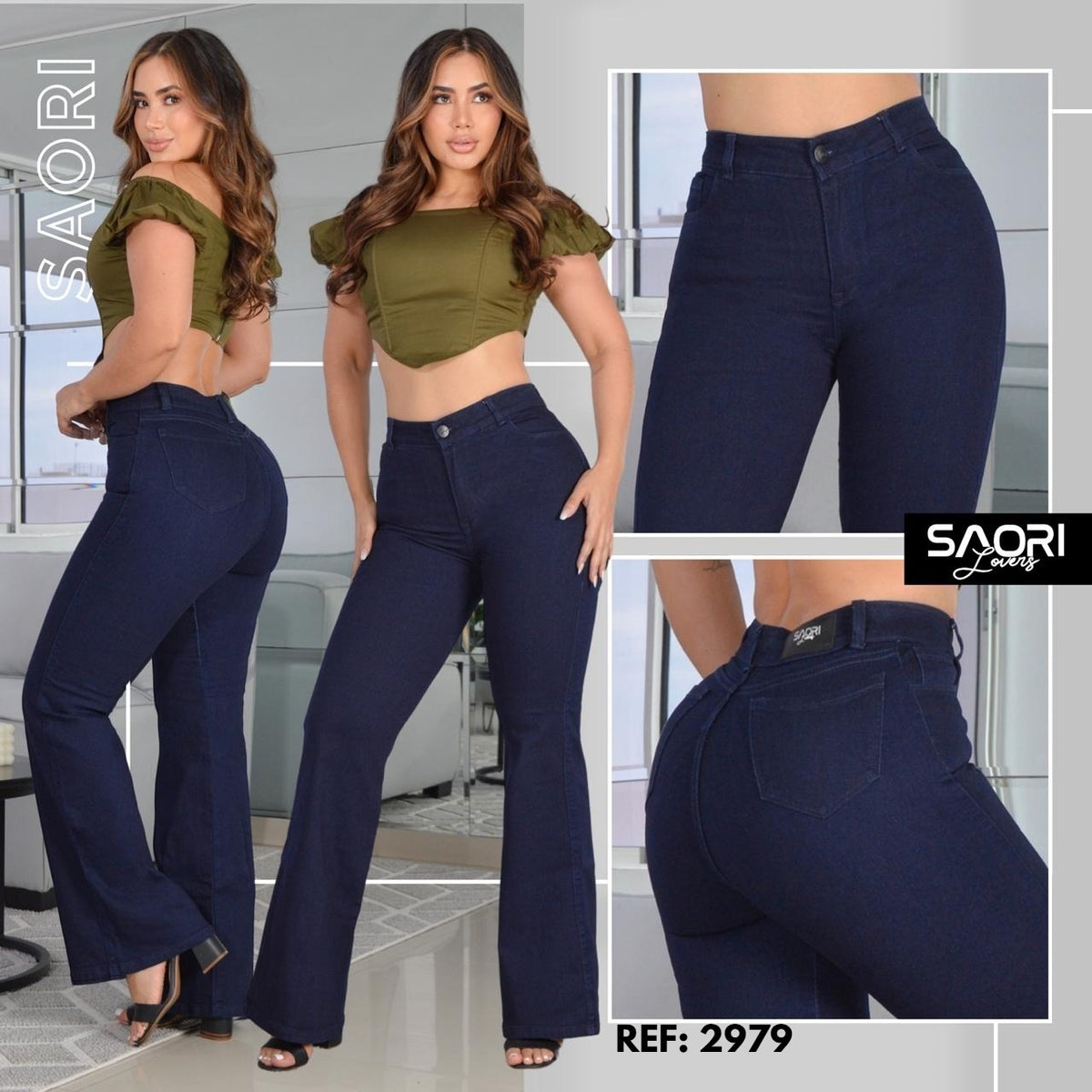 JEANS BOTA ANCHA REF 2979