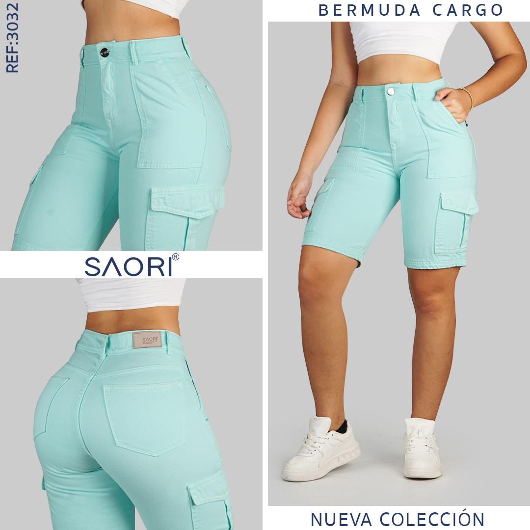 BERMUDA FLARE MUJER REF 3032 MENTA