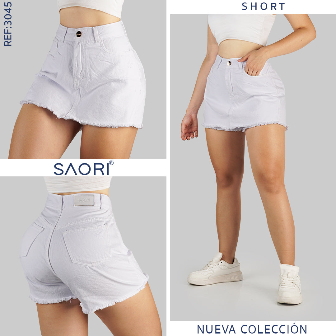 FALDA SHORT TIRO ALTO REF 3045