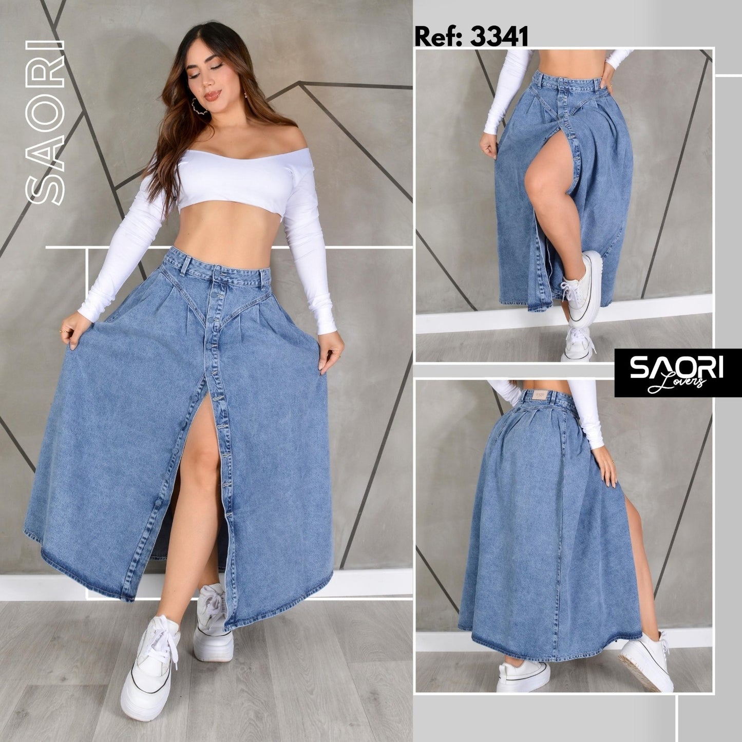 FALDA TIRO ALTO REF 3341