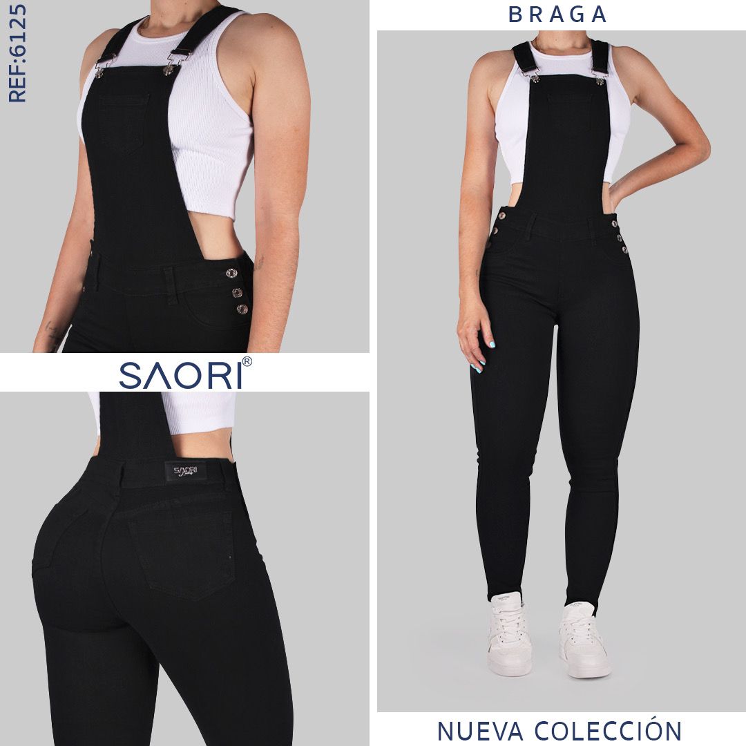 BRAGA DENIM REF 6125 NEGRA