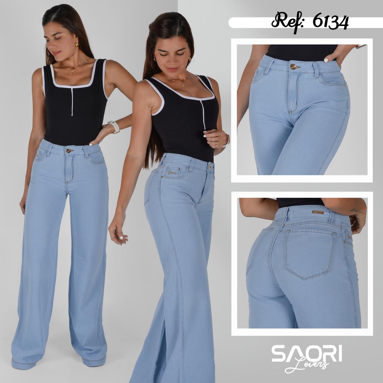 JEAN MUJER TIRO ALTO REF 6134