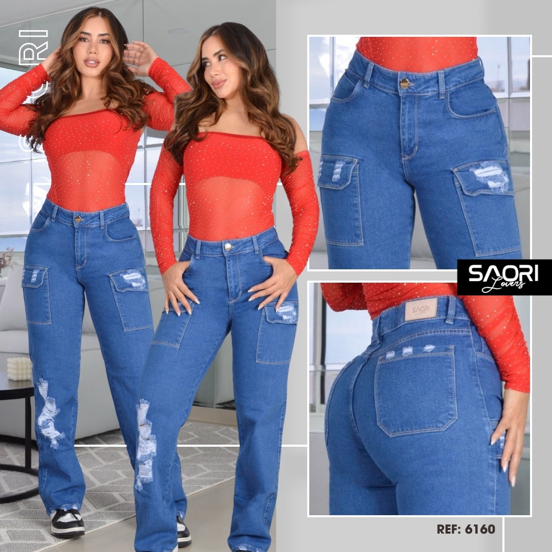 JEANS BOTA RECTA RF 6160
