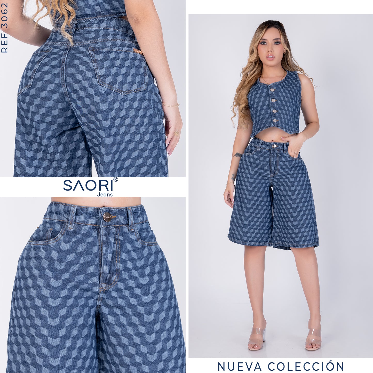 SET DENIM RIGIDO 3062