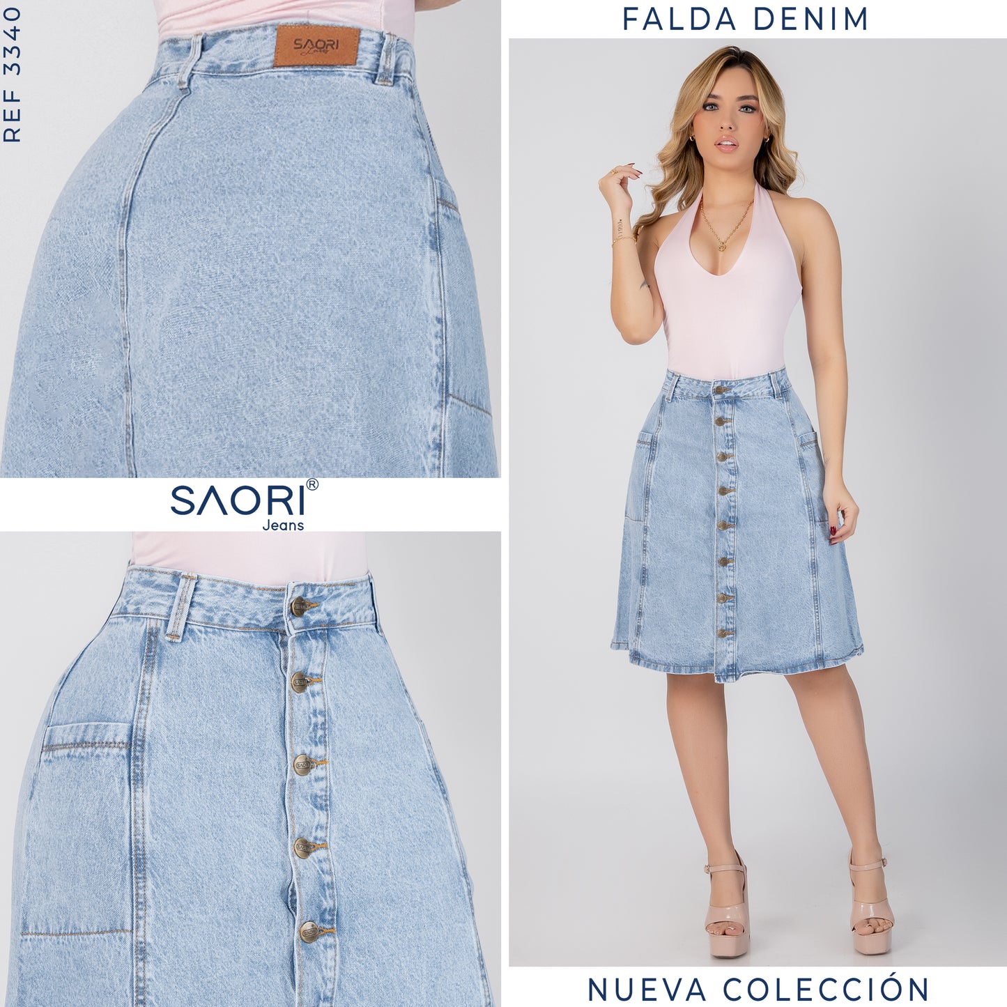 FALDA TIRO ALTO REF 3340