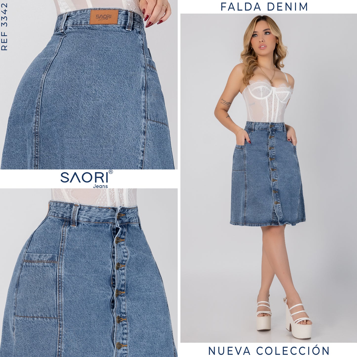 FALDA TIRO ALTO REF 3342