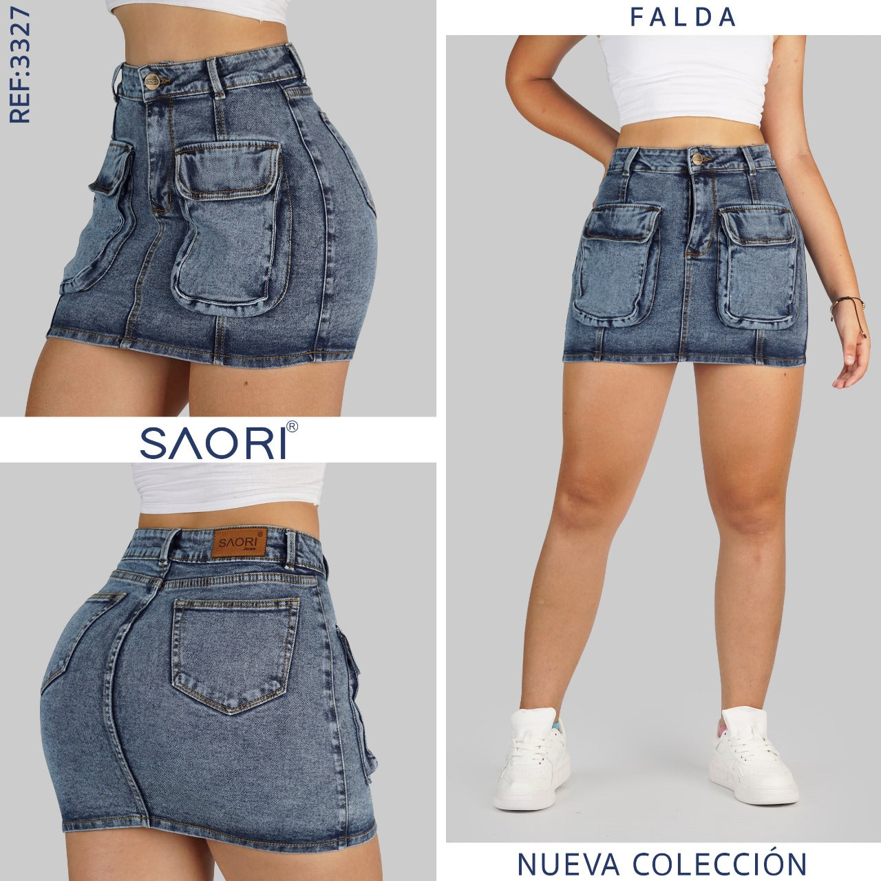 FALDA CARGO RIGIDA TIRO ALTO REF 3327