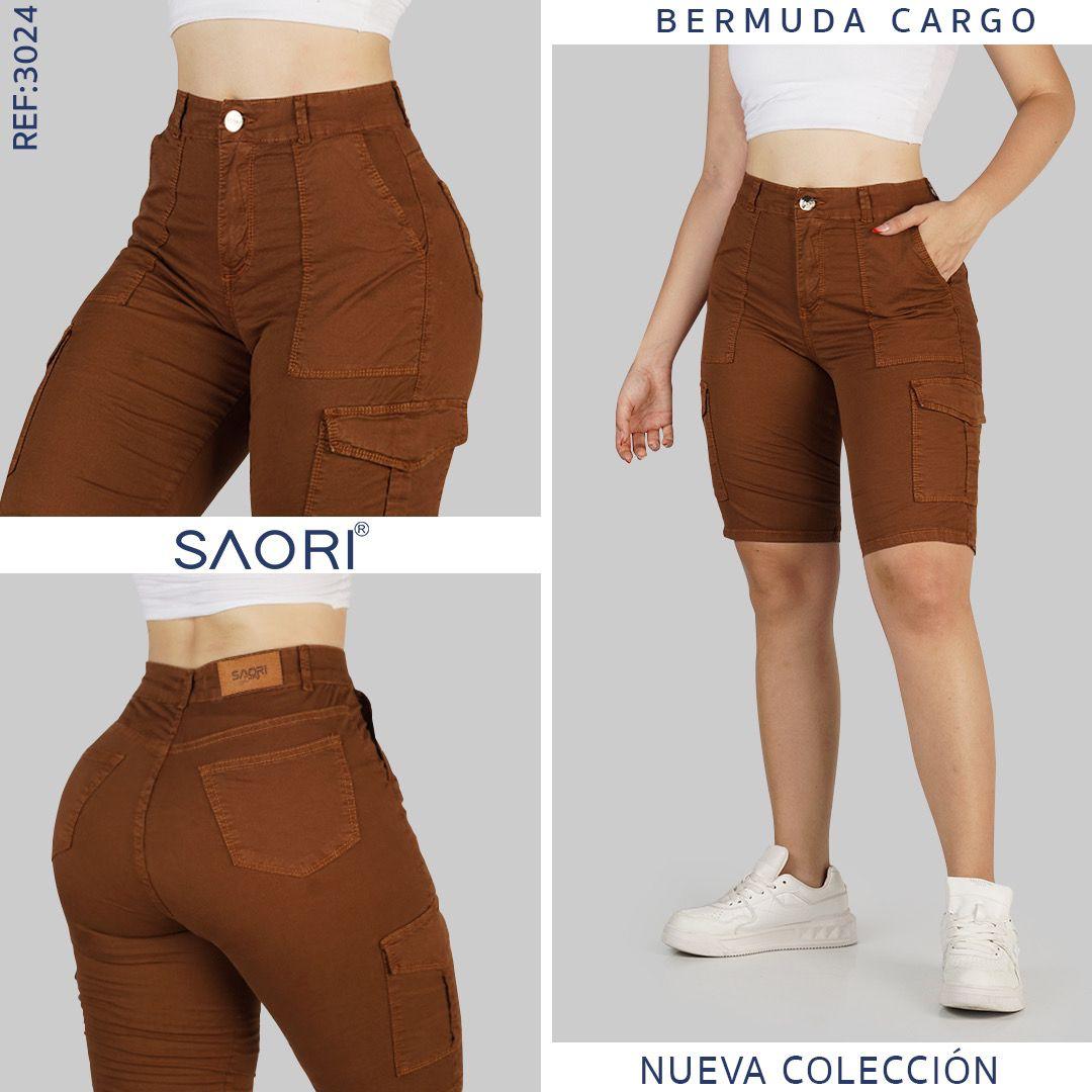 BERMUDA FLARE MUJER REF 3024 MARRON