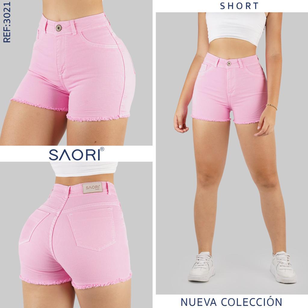 SHORT MUJER REF 3021 ROSADO