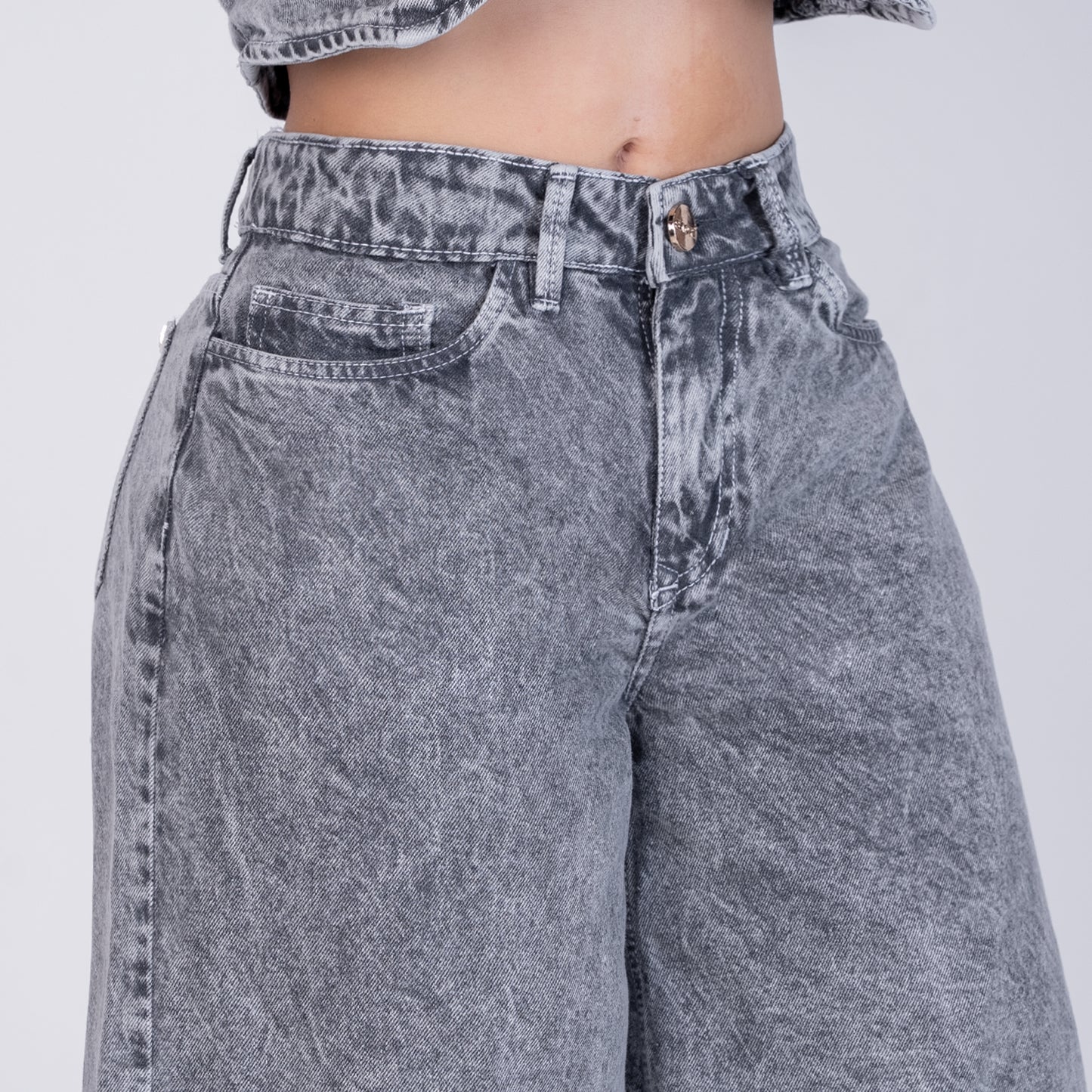 SET DENIM RIGIDO PLATINO