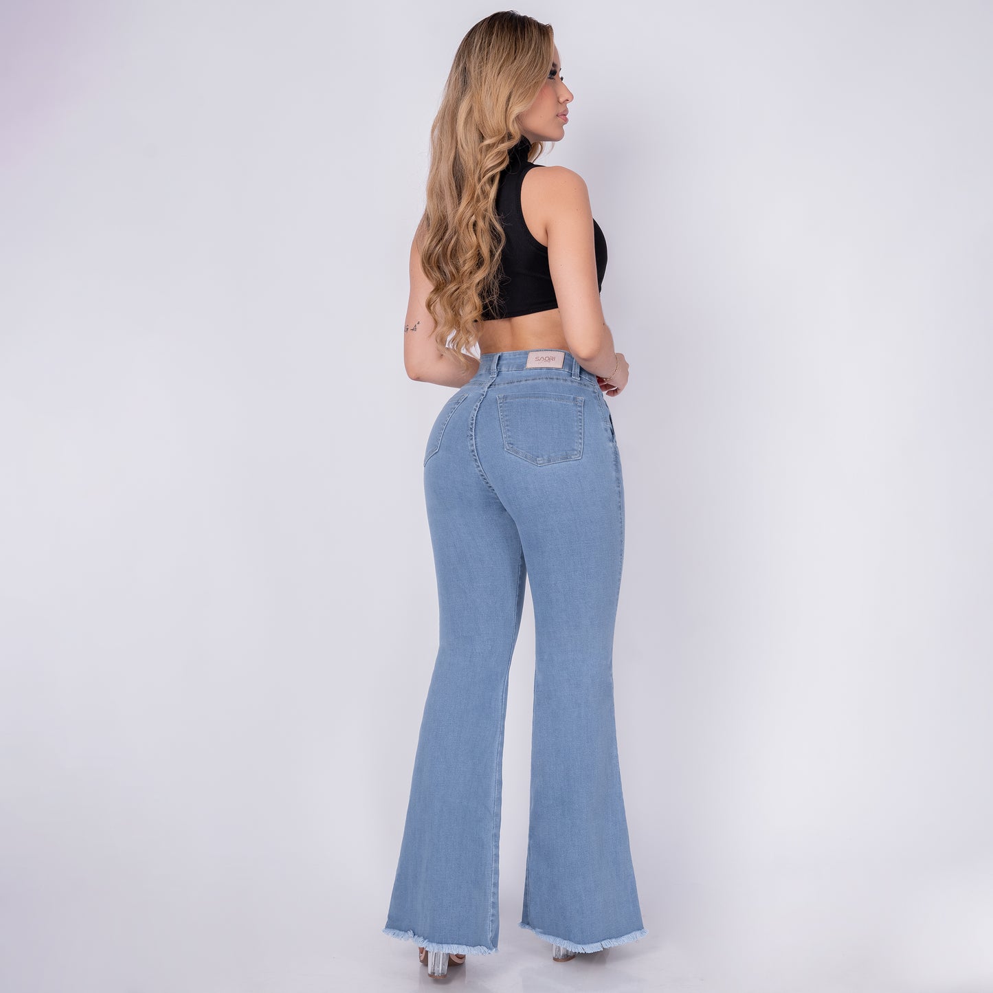 JEANS BOTA ANCHA REF 2602  CLARO
