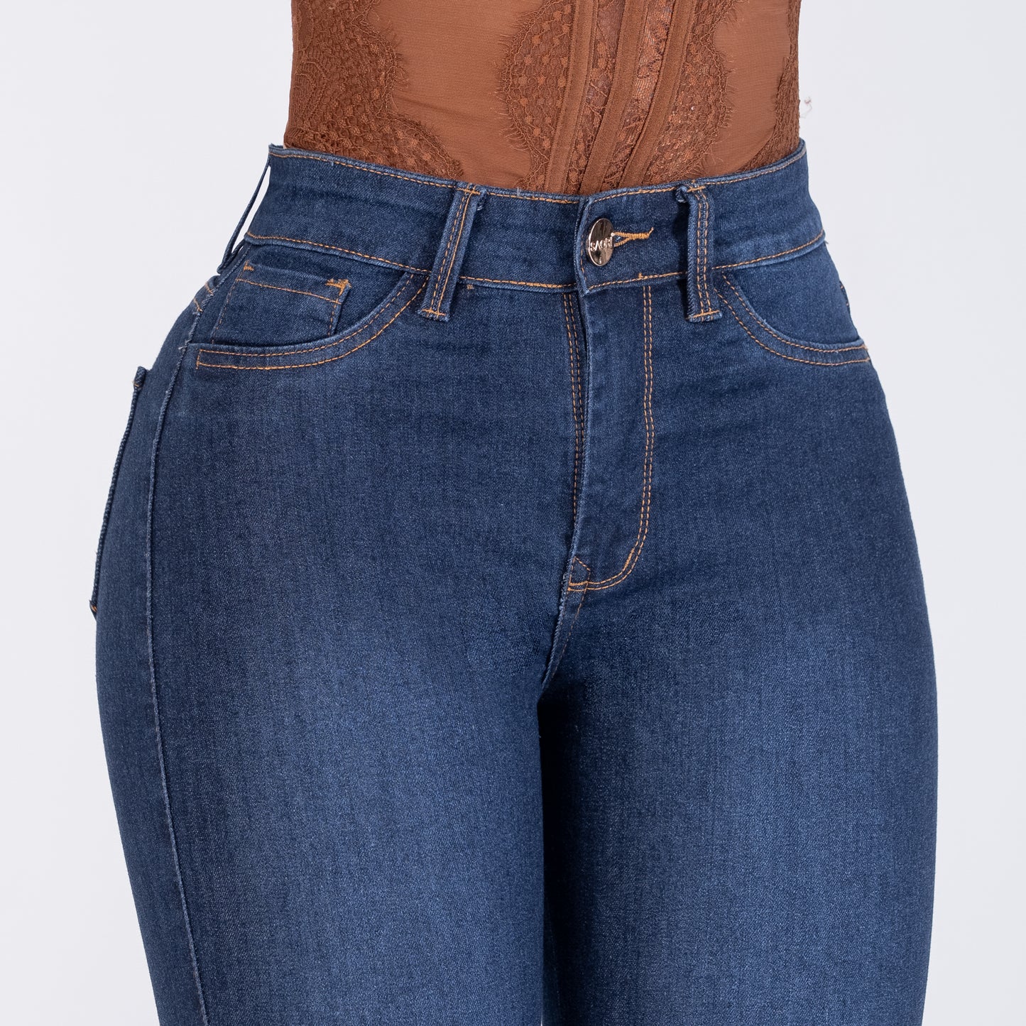 JEANS SKINNY MUJER TIRO ALTO REF 2671