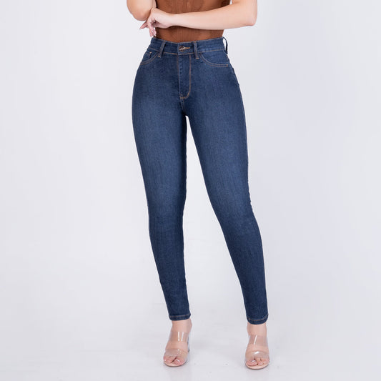 JEANS SKINNY MUJER TIRO ALTO REF 2671