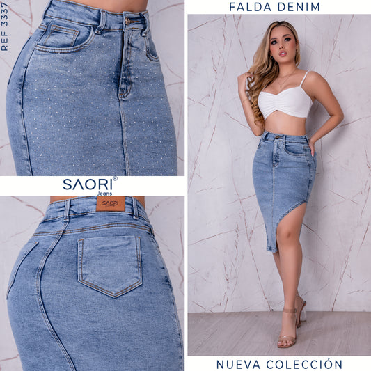 FALDA STRECH TIRO ALTO REF 3337