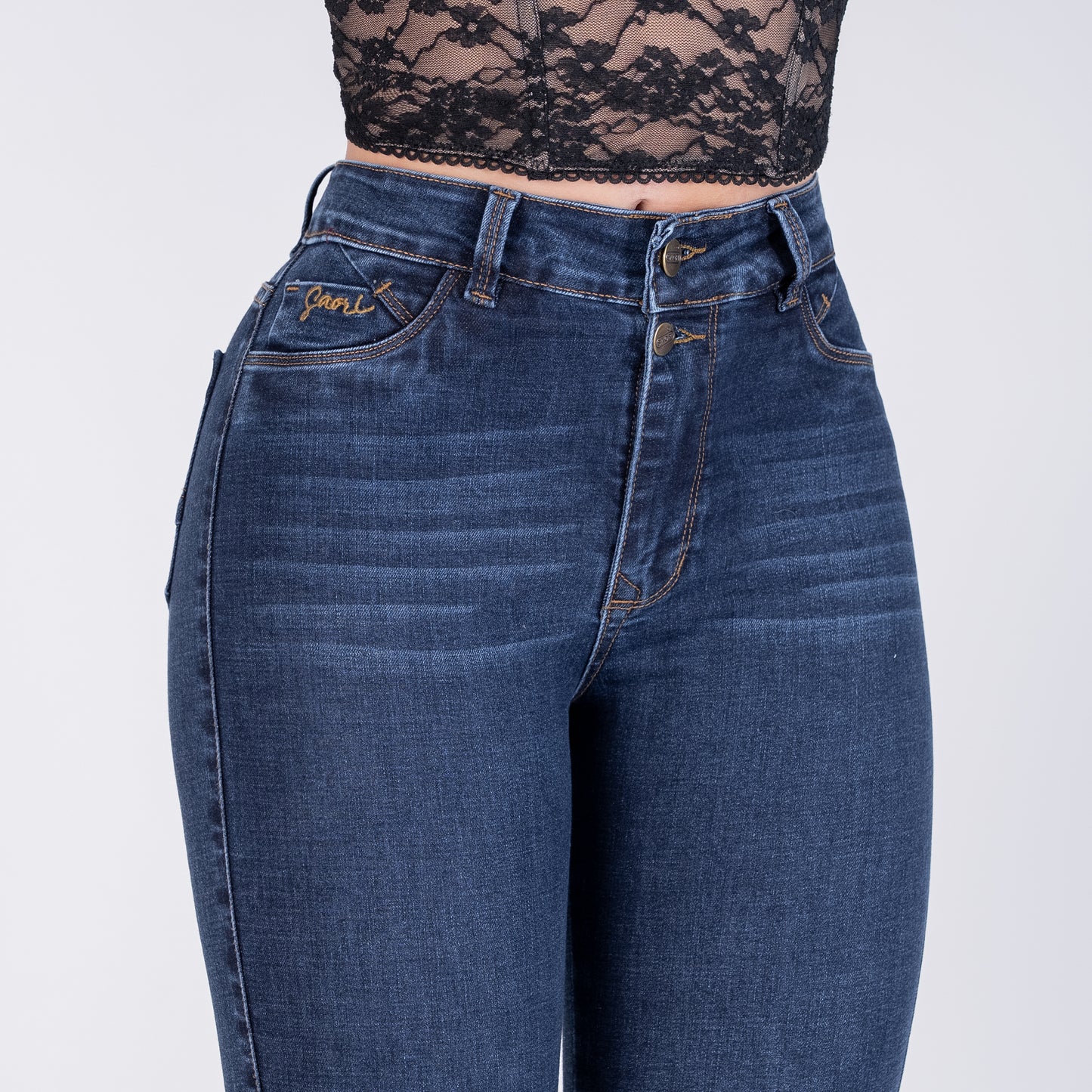 JEANS SKINNY MUJER TIRO ALTO REF 6149