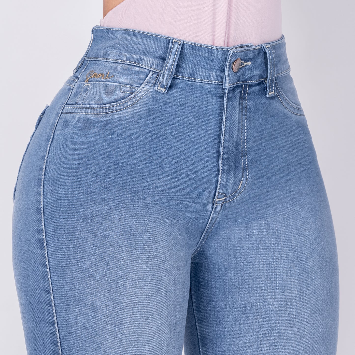 JEANS SKINNY MUJER TIRO ALTO REF 6152
