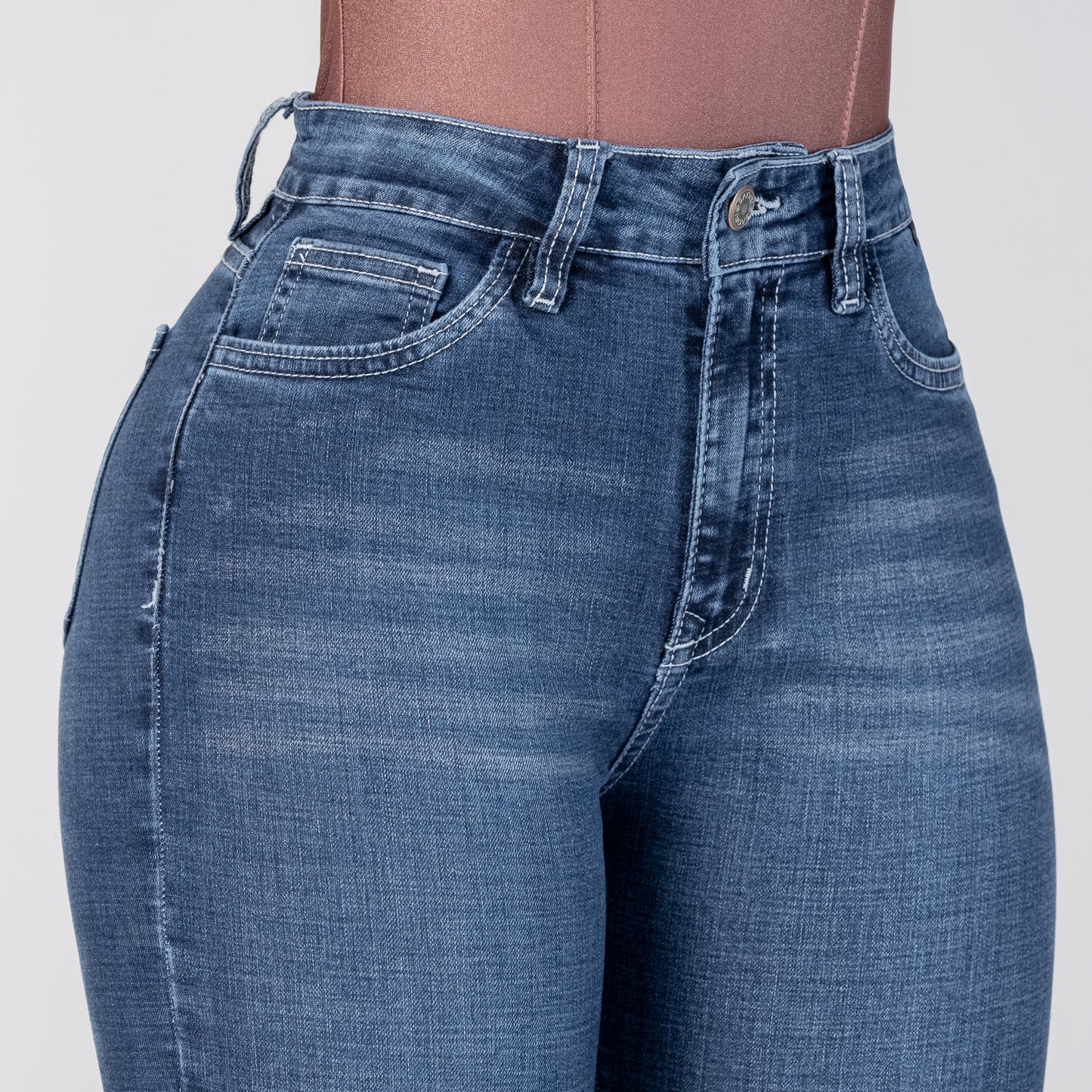JEANS SKINNY MUJER TIRO ALTO REF 6191