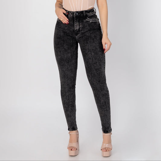 JEANS SKINNY MUJER TIRO ALTO REF 6192