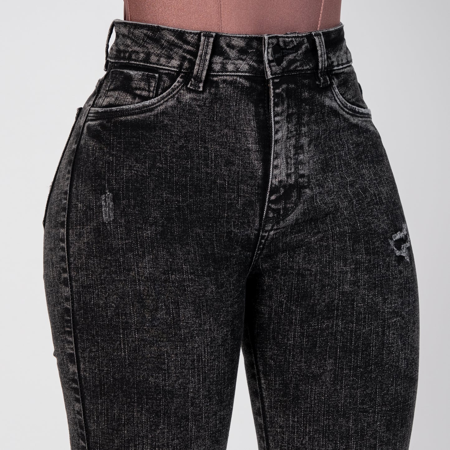 JEANS SKINNY MUJER TIRO ALTO REF 6193