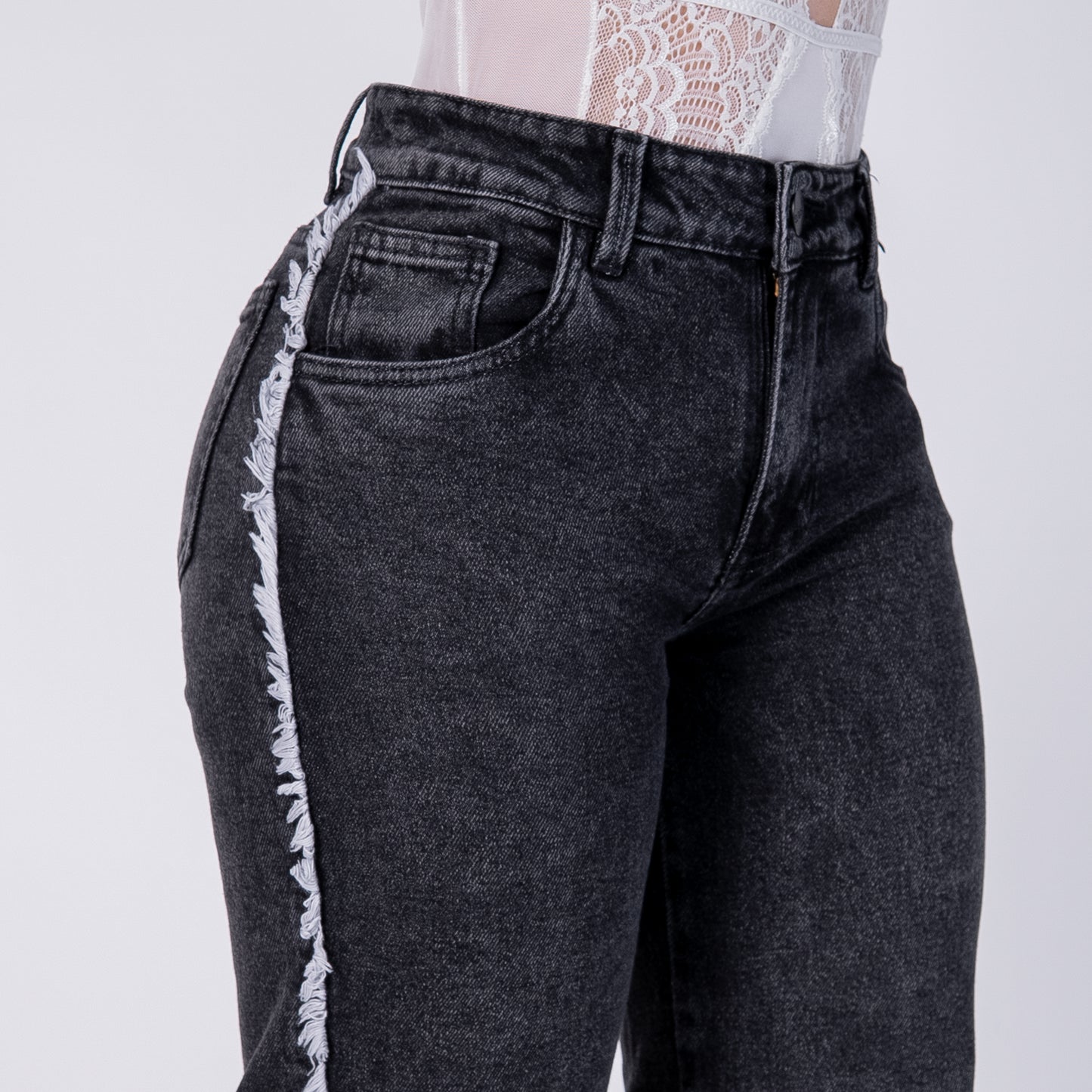 JEANS BOTA RECTA TIRO ALTO REF 6194