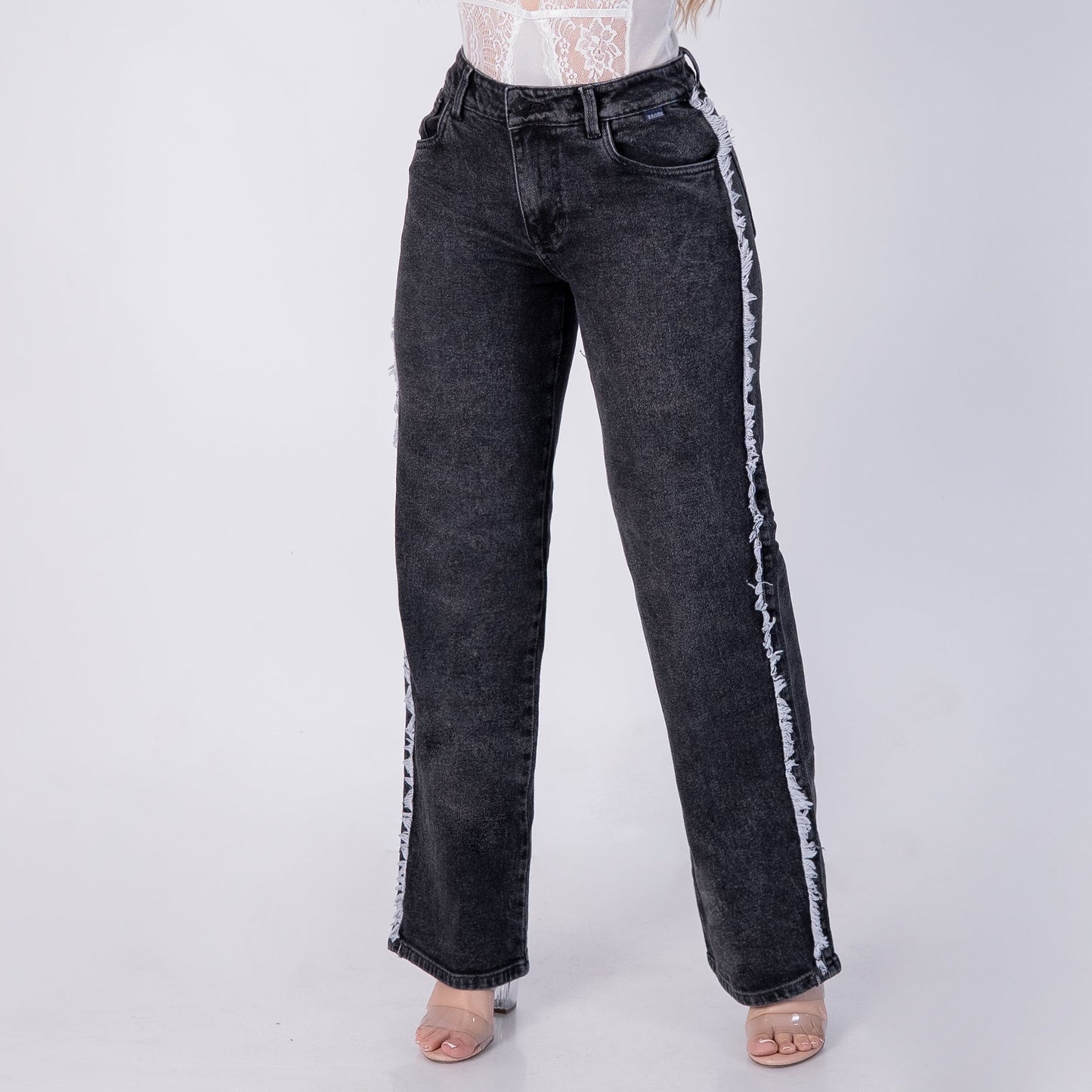 JEANS BOTA RECTA TIRO ALTO REF 6194