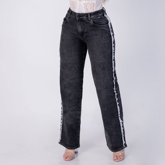 JEANS BOTA RECTA TIRO ALTO REF 6194