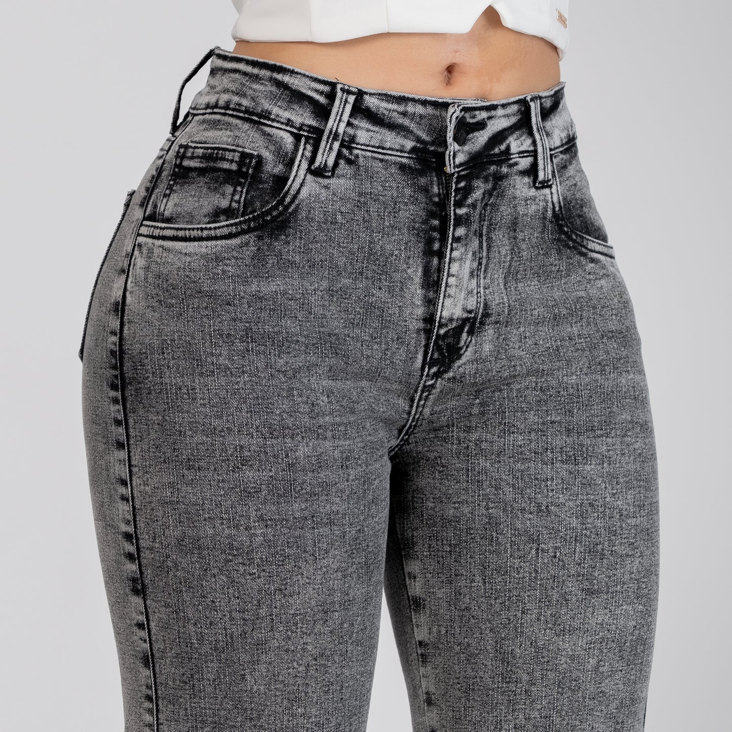 JEANS BOTA RECTA TIRO ALTO REF 6195
