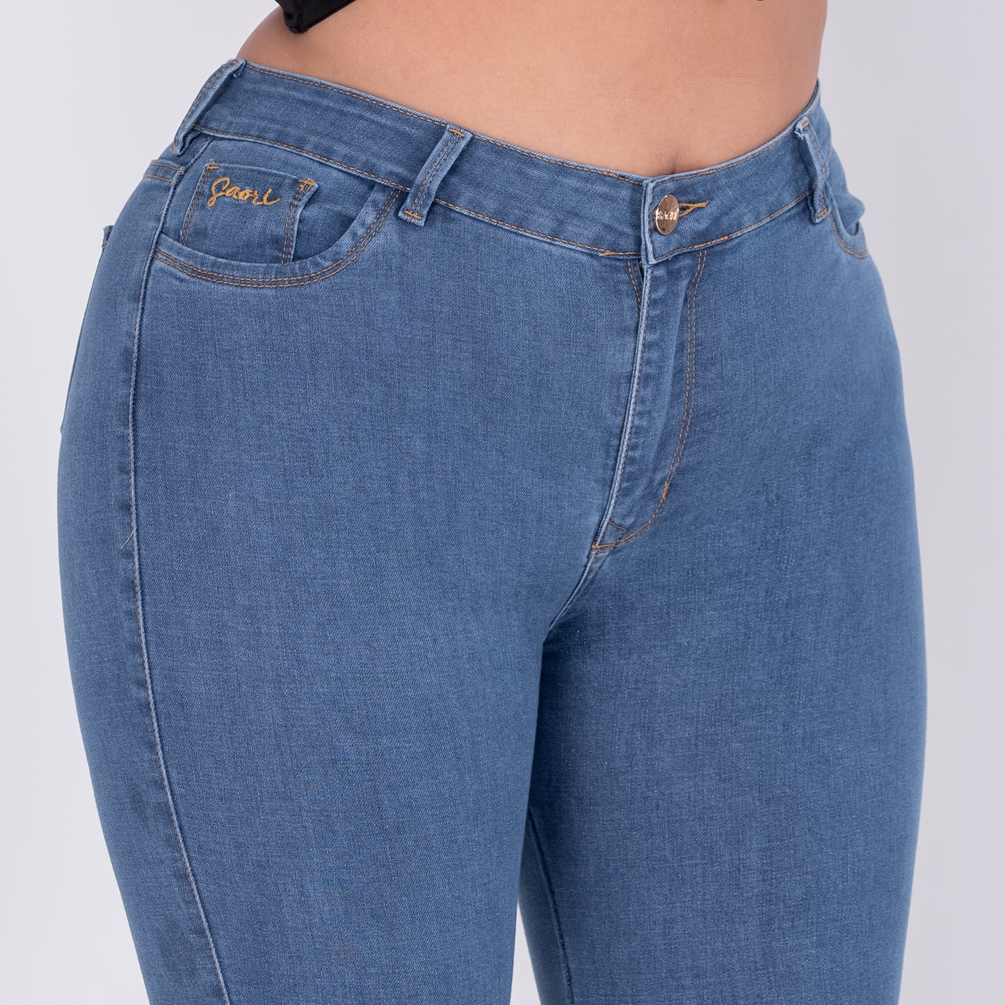 JEANS SKINNY TIRO ALTO STRECH  REF 6146 P