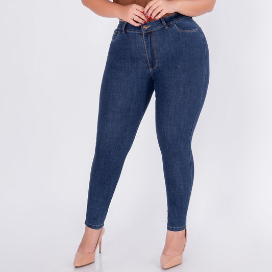 JEANS SKINNY TIRO ALTO STRECH  REF 6147 P