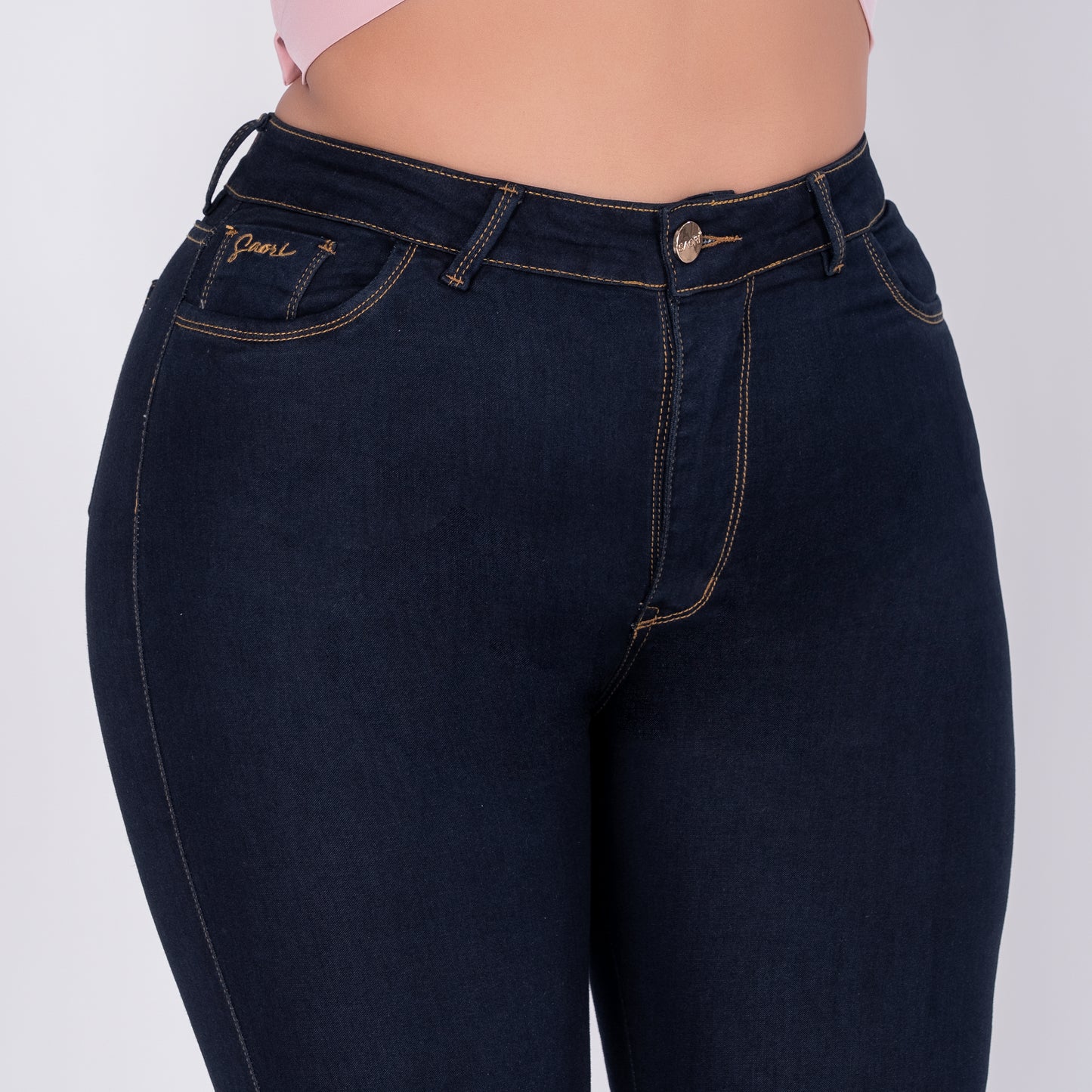 JEANS SKINNY TIRO ALTO STRECH  REF 6148 P