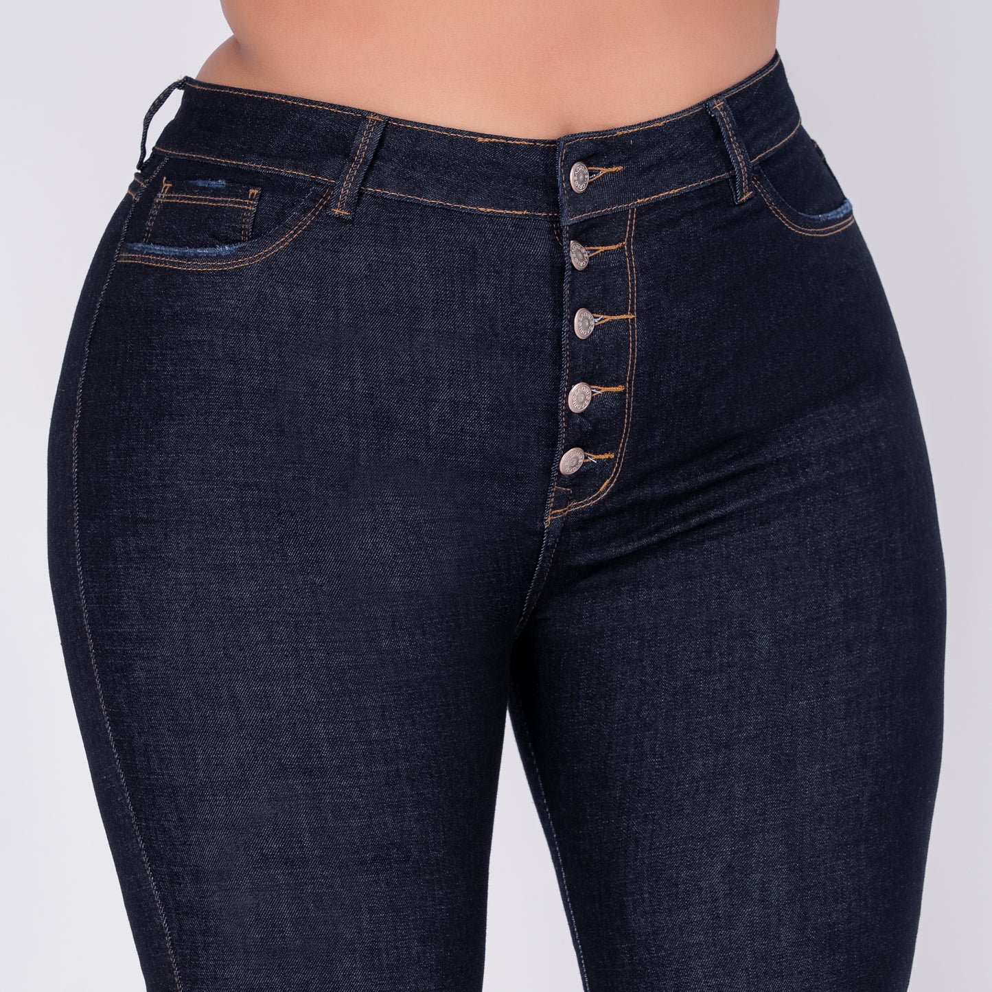 JEANS SKINNY TIRO ALTO STRECH  REF 6175 P