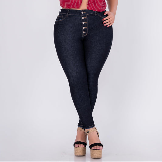 JEANS SKINNY TIRO ALTO STRECH  REF 6175 P