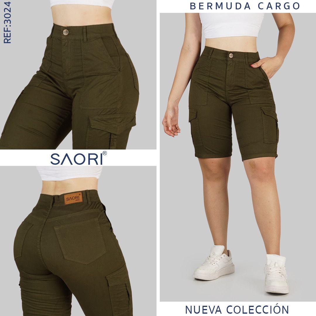 BERMUDA FLARE MUJER REF 3024 VERDE